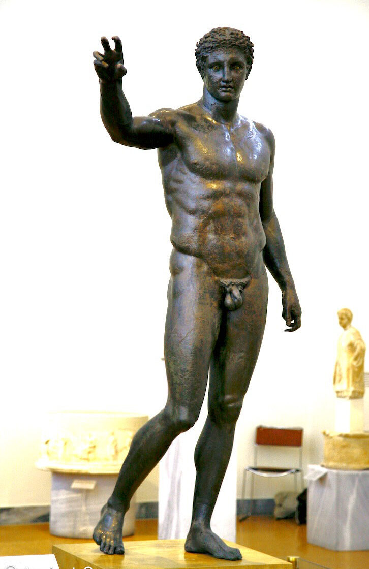 Youth of Antikythera. Bronze statue