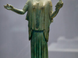 Statuette of a female figure (peplophoros)