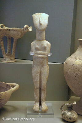 Cycladic figurine. 2800 – 2300 BCE.