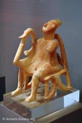 The Harp Player. Cycladic Era statuette