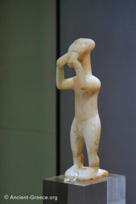 Marble statuette known as The Flute Player