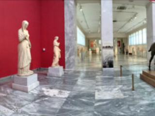 Athens National Archaeological Museum-Interior Panorama
