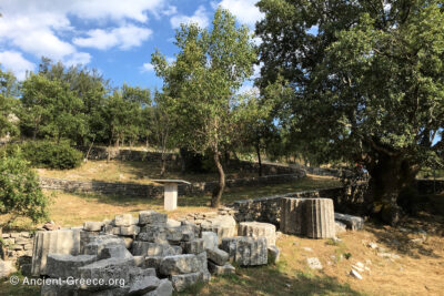 Bassae - Archaeological site view