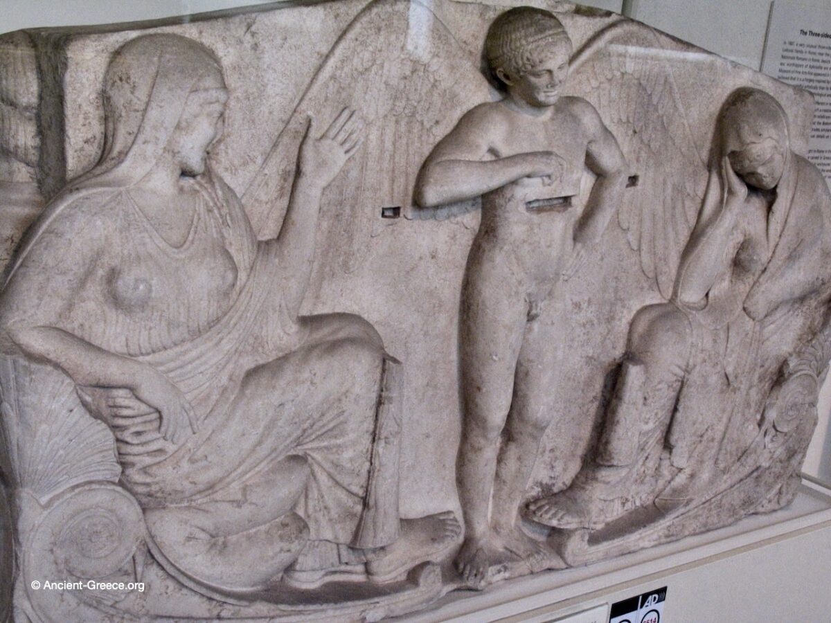 Three-sided relief. Early Classical Period