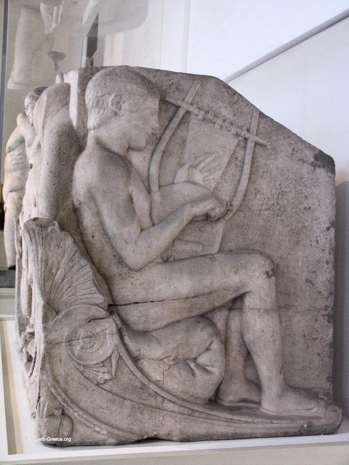 Three-sided relief. Early Classical Period, 470-440 BCE