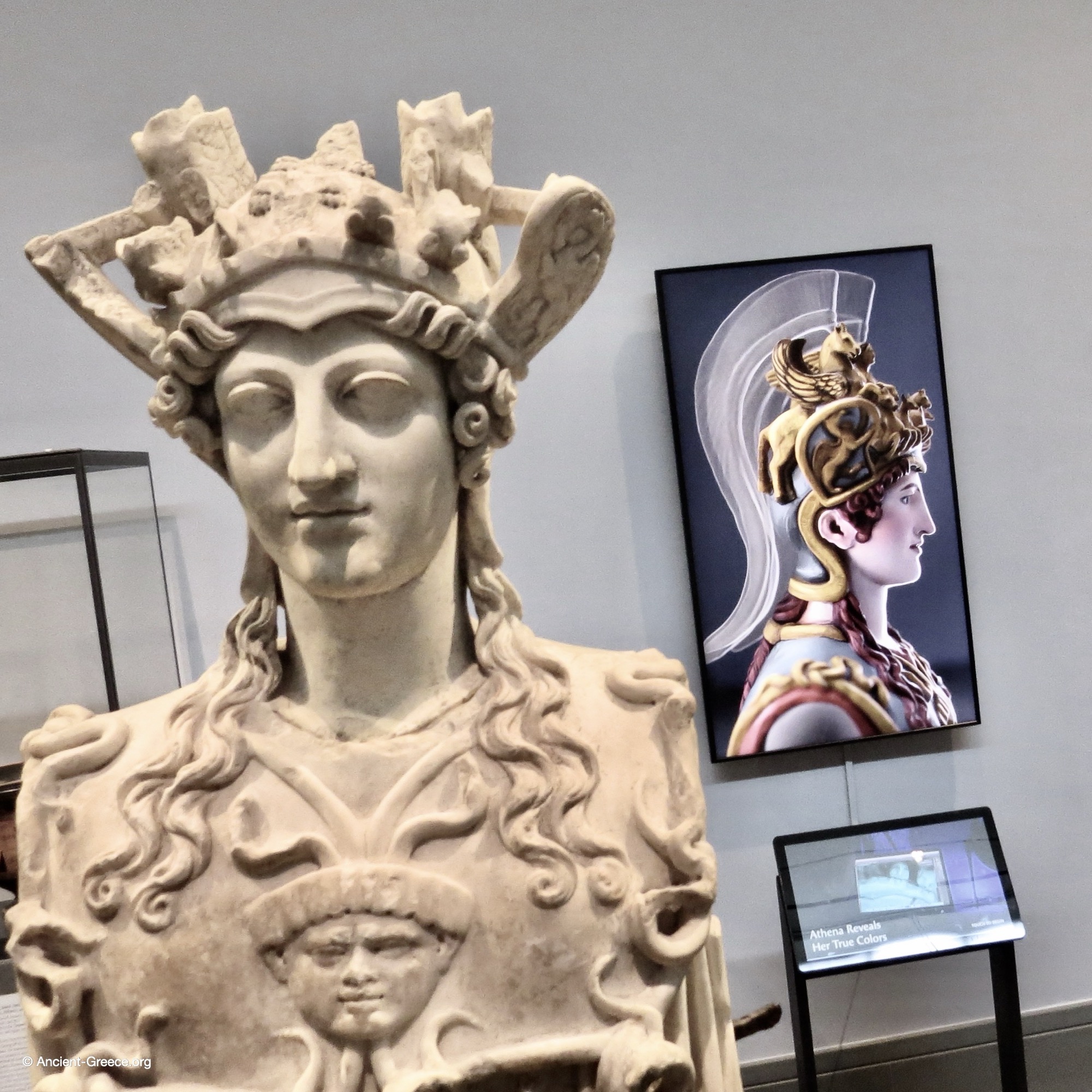 Statue of Athena Parthenos with