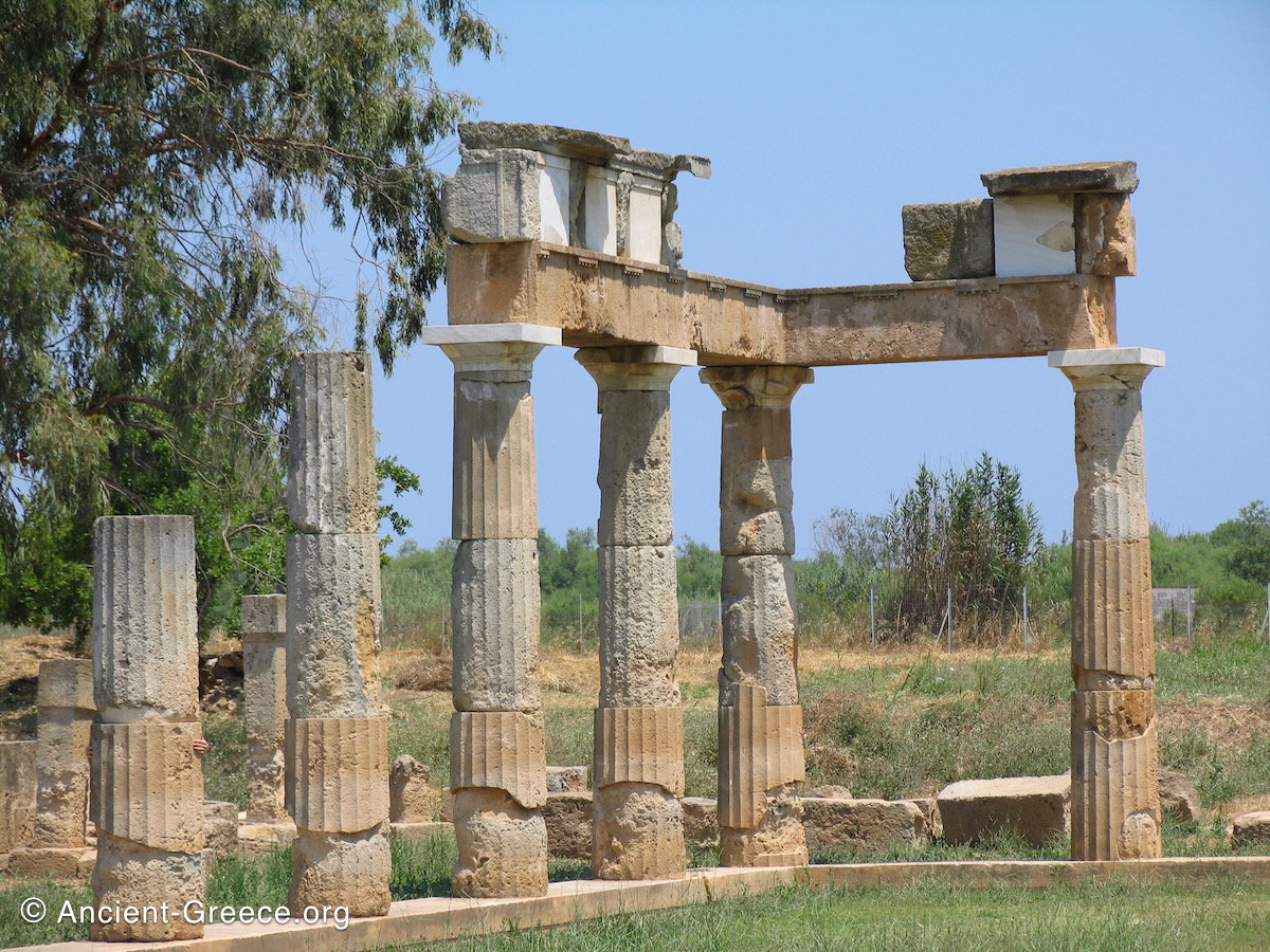 Brauron: The Π-Shaped Stoa Columns