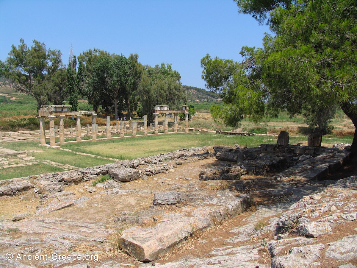 Brauron: Temple of Artemis and Stoa