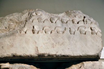 The Nereid Monument frieze detail