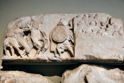 The Nereid Monument frieze detail