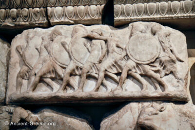 The Nereid Monument frieze detail