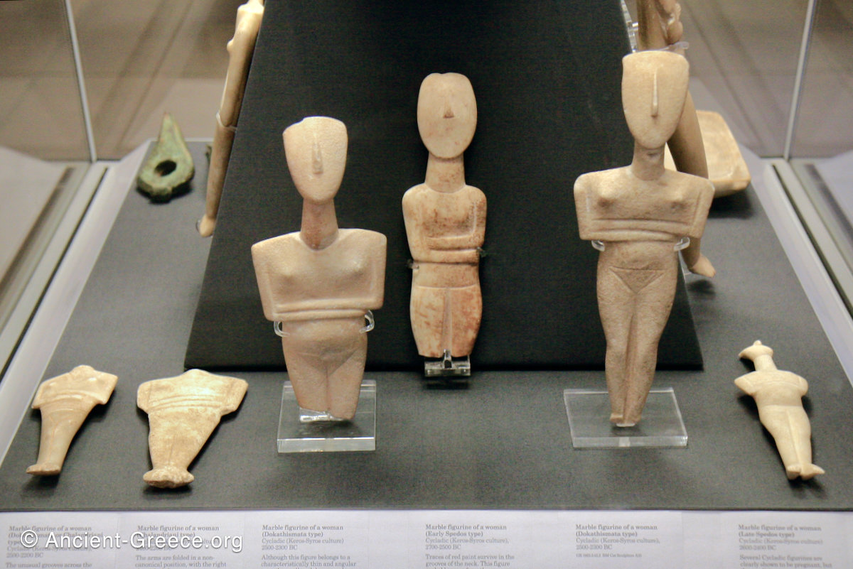Cycladic figurines