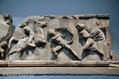 Relief sculpture from the Mausoleum at Halicarnassus