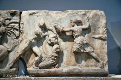 Relief sculpture from the Mausoleum at Halicarnassus