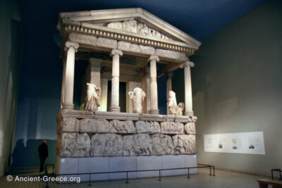 The Nereid Monument at the British Museum