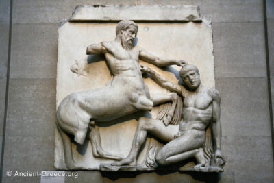 Parthenon metope.