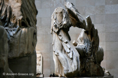 Parthenon East pediment detail.