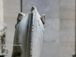 Parthenon East pediment fragment of horse's head