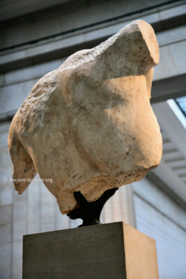 Parthenon West pediment statue fragment