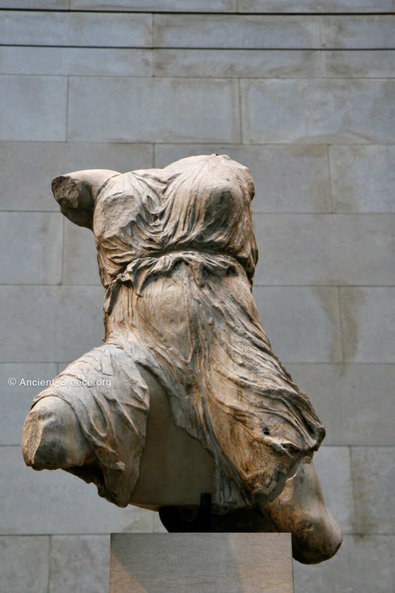 Parthenon West pediment fragment of Iris