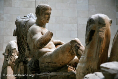 Parthenon East pediment statue of Dionysus