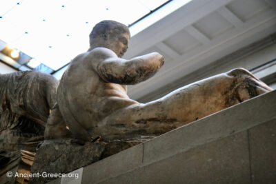 Parthenon East pediment statue of Dionysus