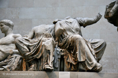 Parthenon East pediment detail.