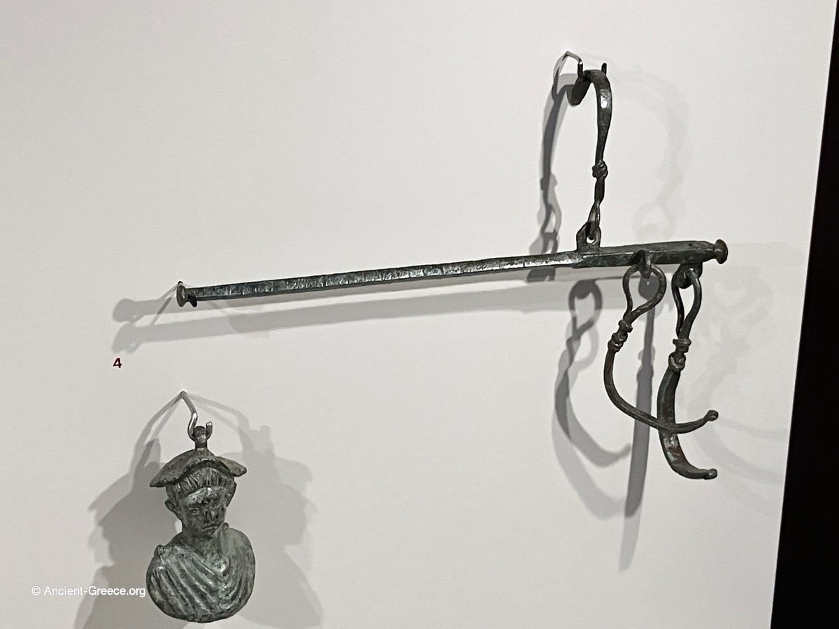 steelyard axis from the 1st century CE