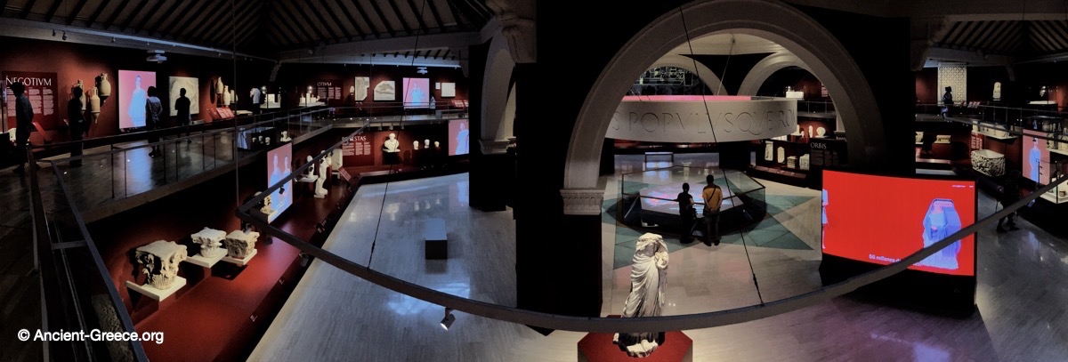Museu d'Arqueologia de Catalunya (MAC) panoramic view.