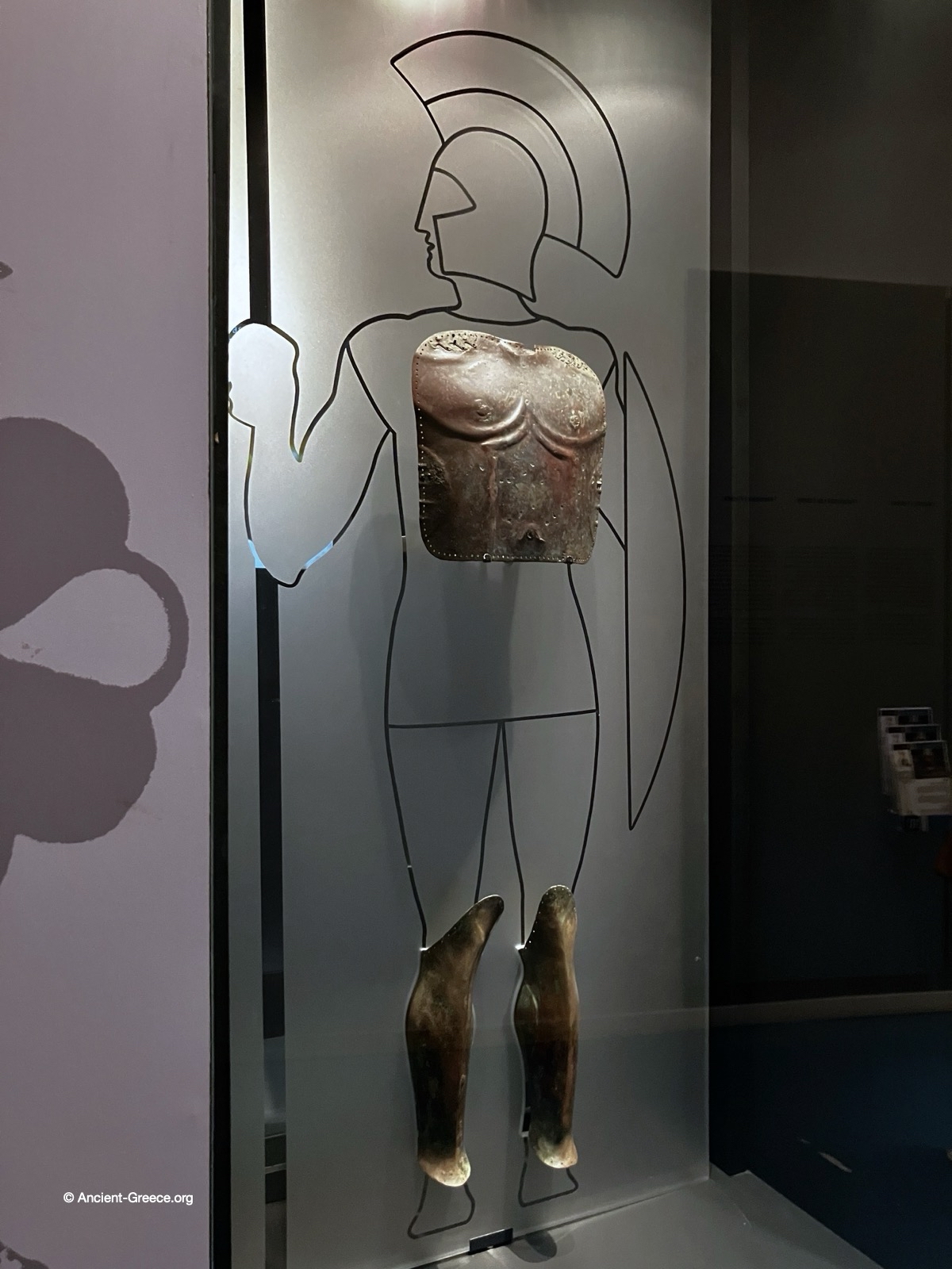 Hoplite armor.  muscle cuirass.