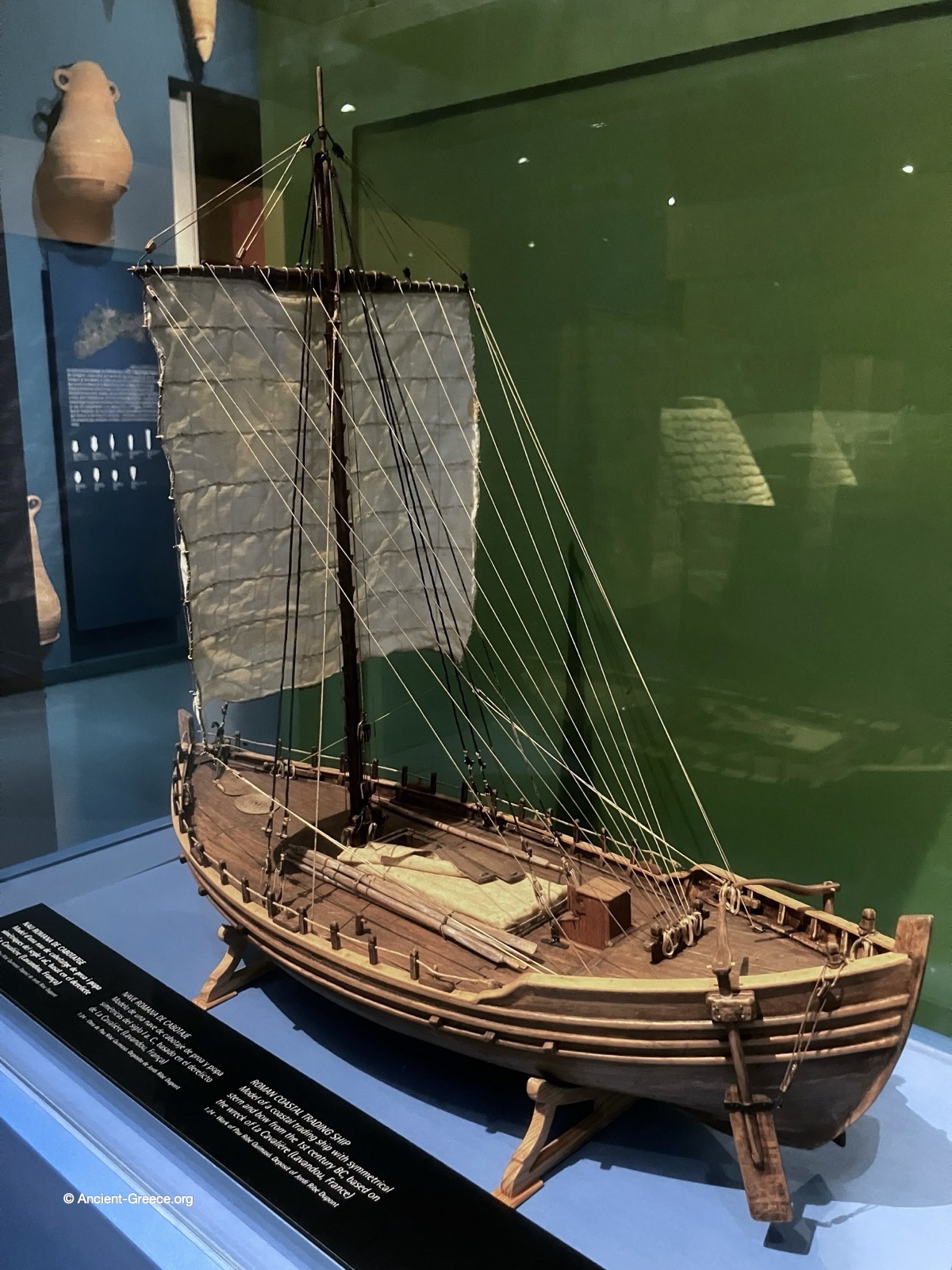 Model of Greek ship