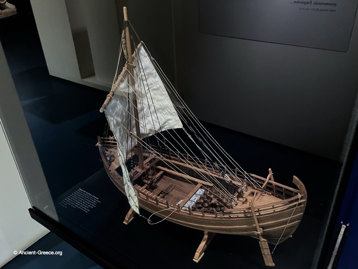 Model of Greek ship