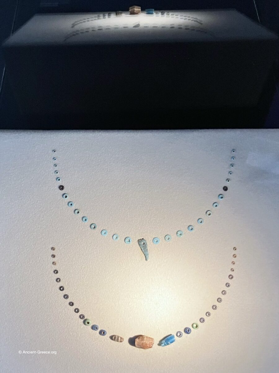 Bronze Age necklaces.