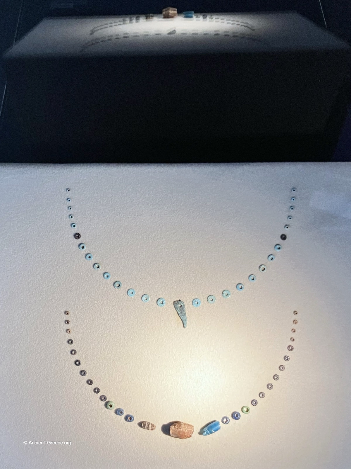 Bronze Age necklaces.