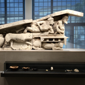 Archaic pediment from Figareto Archaic pediment from Figareto