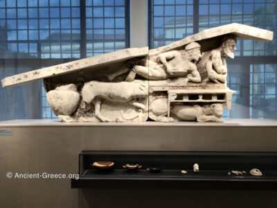 Archaic pediment from Figareto