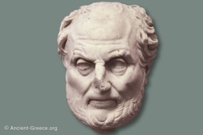 Marble portrait of Thucydides