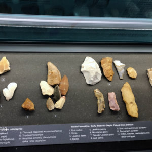 Mesolithic flaked stones found in Corfu