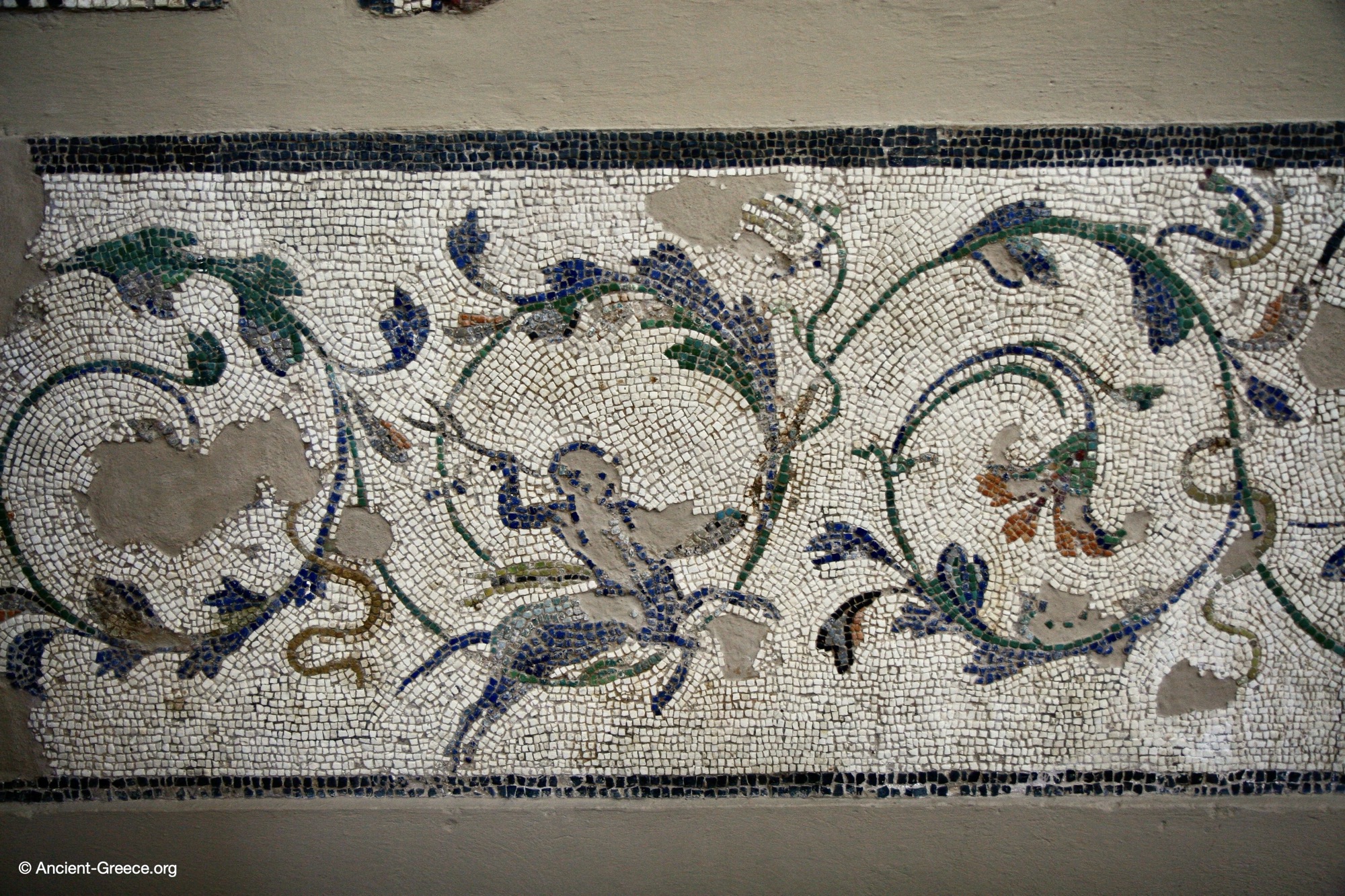 Detail of Mosaic Frieze with