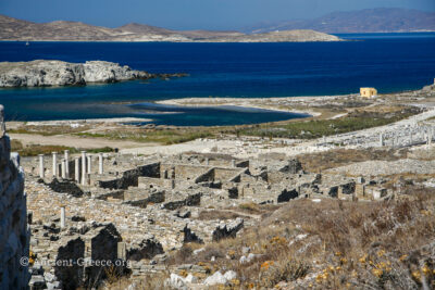 general view of ruins of the theatre quarter