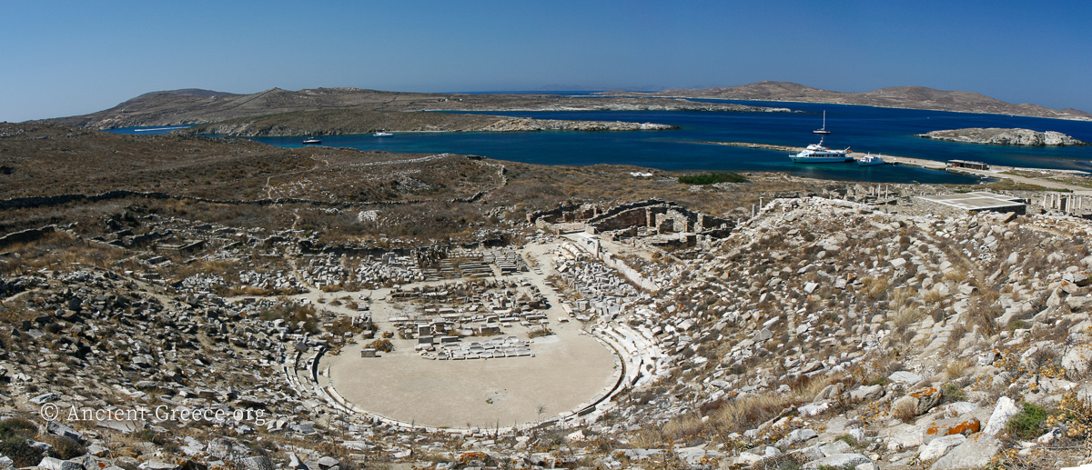 Delos ancient Theatre