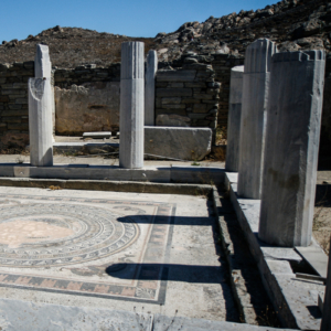 Mosaic floor in the house of Dolphins