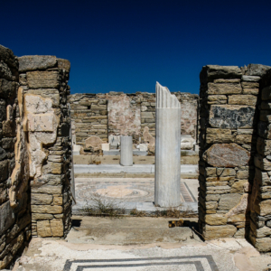Mosaic floors in the House of Dolphins