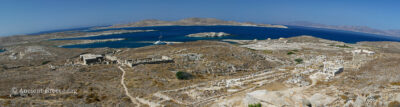 Delos archaeological Site general view