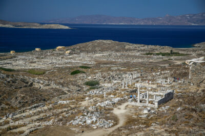 Delos archaeological Site general view