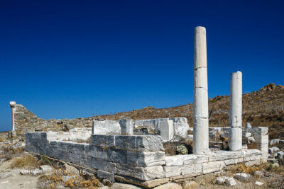 The ruins of the temple of Hera