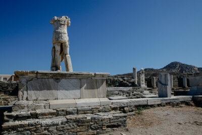 A Roman Statue in Delos