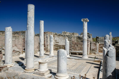 Ruined columns of The House of the Lake