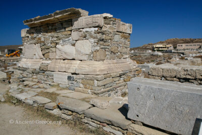 The Poros Temple ruins