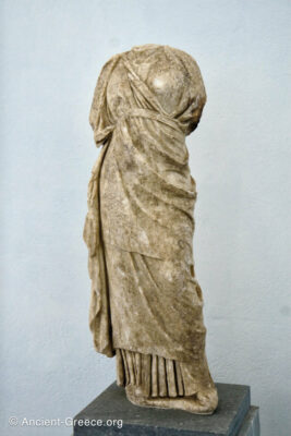 Female statue from the Agora of Thophrastos